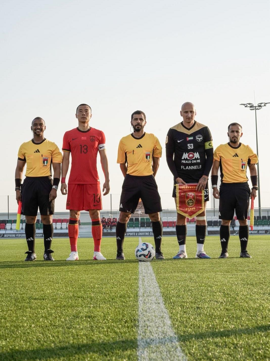 百家乐模拟器-热身赛：国足2-0阿联酋第三级别球队猎鹰，张玉宁、林良铭破门